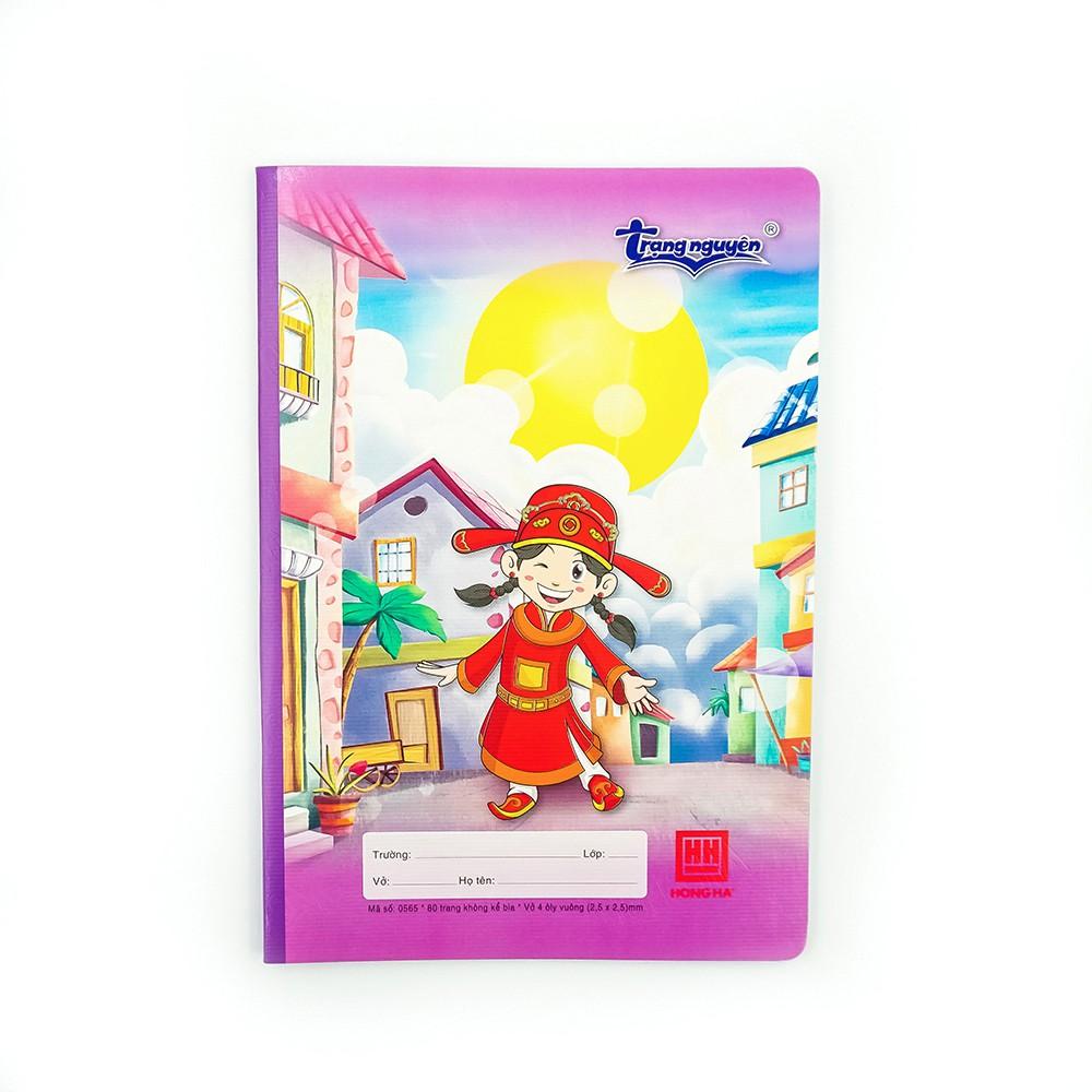 Vở 4 ô ly 80 trang Hồng Hà Chân dung Trạng Nguyên