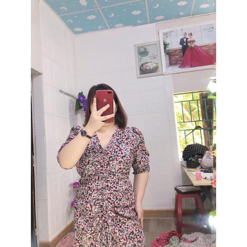 Đầm rút tay lỡ Bigsize 60-80kg