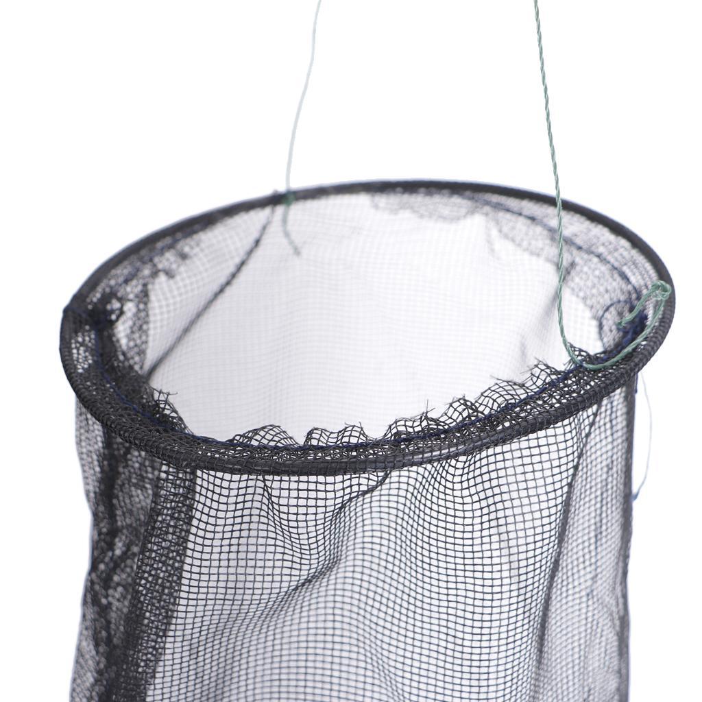 Collapsible Shrimp Minnow Cage Fishing Trap Net Cast Dip Net Cage Fish Keep Net Basket