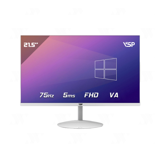 Màn Hình VSP V2203H 21.5 inch  ( FHD/VA/75Hz/5ms/Trắng ) - Hàng Chính Hãng