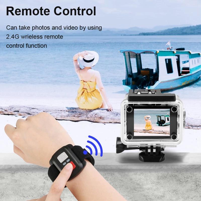 Camera hành động Ultra HD 30fps/170d Trò chơi video dưới nước không thấm nước 4K GO Sport