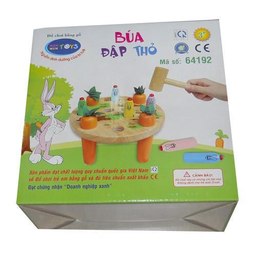 Đồ Chơi Gỗ - Búa Đập Thỏ Winwintoys