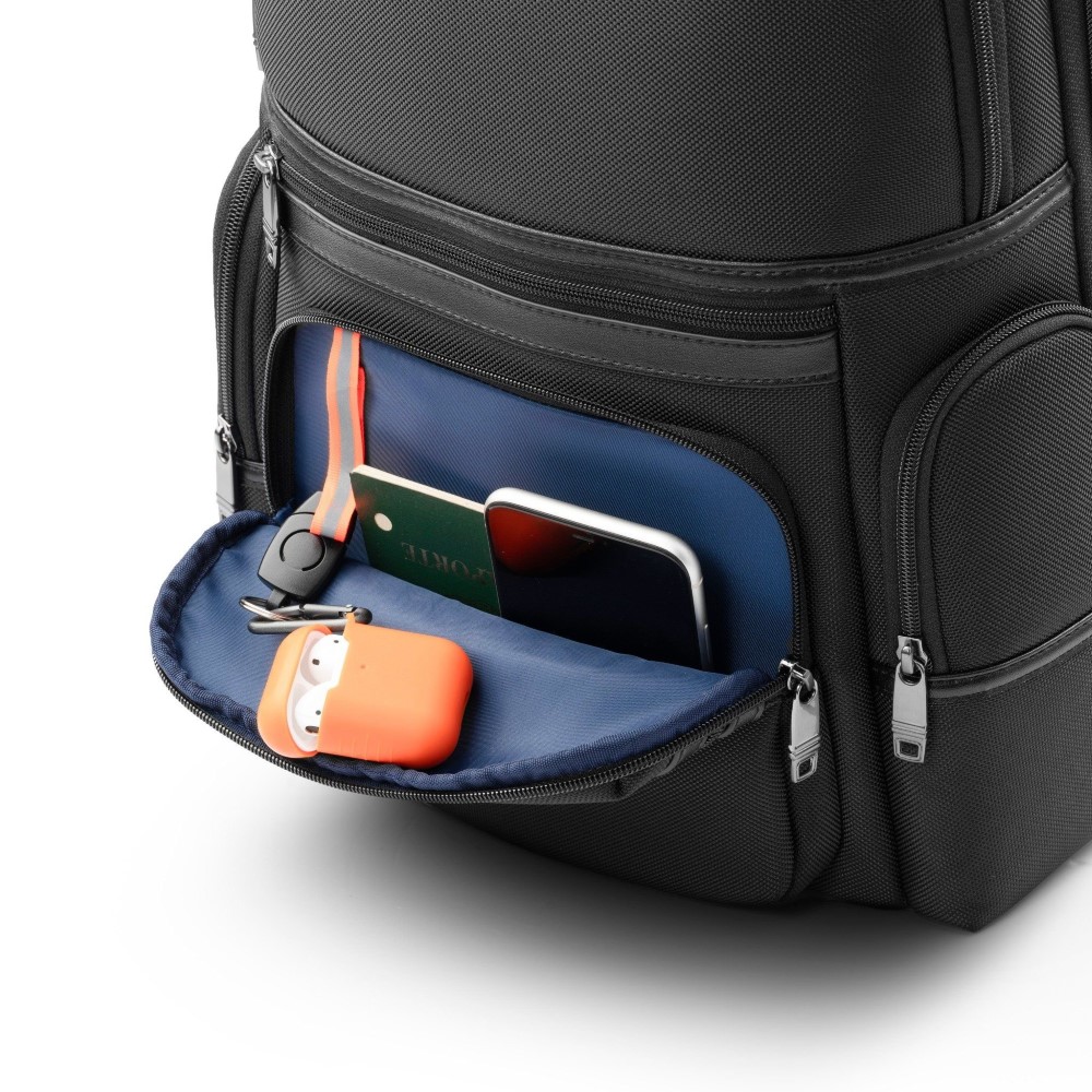 [CHÍNH HÃNG] Balo laptop 15.6 inch cao cấp Kingbag Lecce chất vải oxford kết hợp da thật kiểu dáng thời trang đẳng cấp