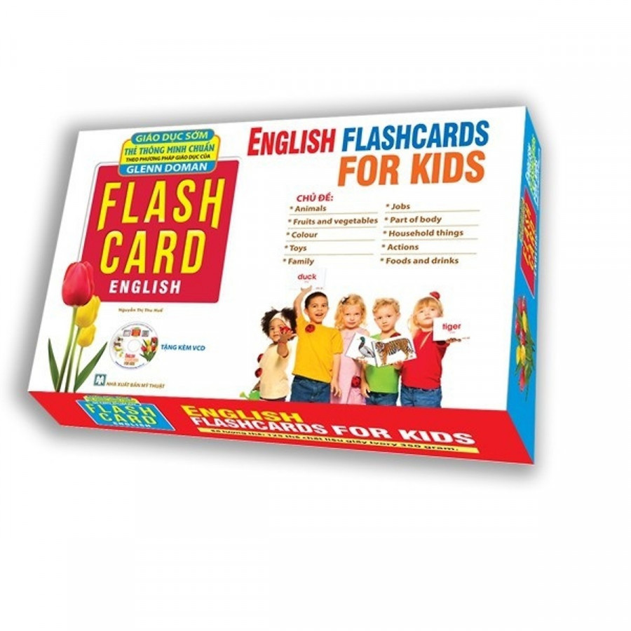 English Flashcard for kids - Hộp (kèm CD)