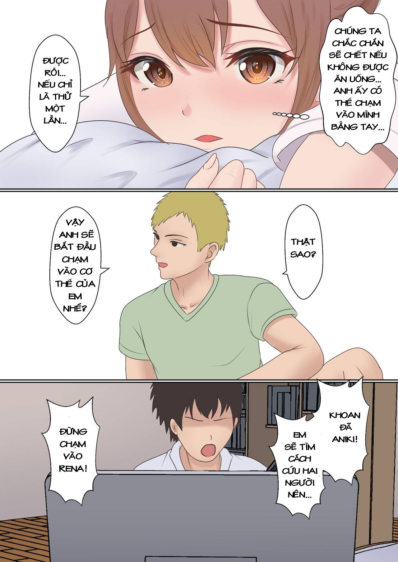 bạn gái tôi phải làm tình với anh trai tôi thì mới thoát ra được chapter 1 18