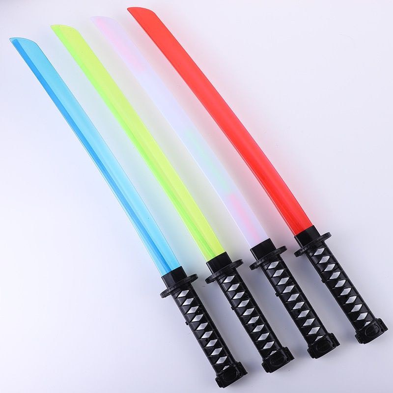 Kiếm Nhật Katana Tặng Kèm 3 Pin, Kiếm Đen Phát Sáng Đèn Led Có Đèn Có Nhạc - SLL Nhắn Shop
