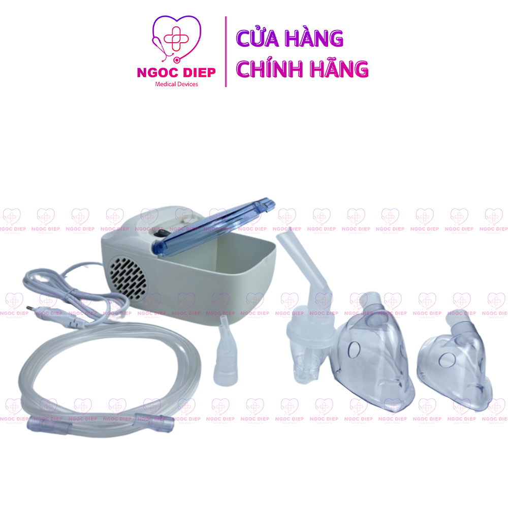 Máy xông khí dung OROMI TL-100-BG - Máy xông mũi họng cho trẻ em, người lớn - Hàng chính hãng