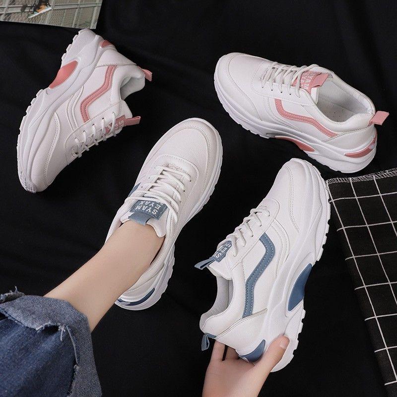 Giày nữ độn đế 5cm, giày dép nữ, giày thể thao sneaker, giày học sinh sinh viên năng động, giày nữ giá rẽ độn đế