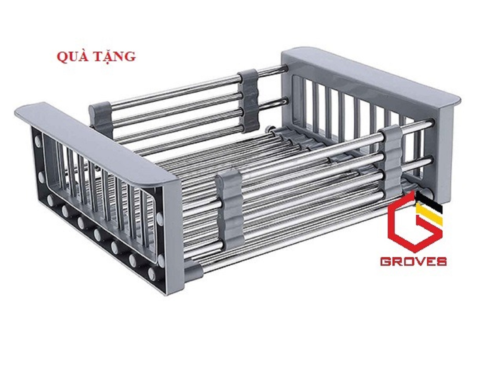 CHẬU RỬA BÁT NANO, CHÉN NANO, CÀI DAO,GIÁ THỚT GRBC10045NCDT