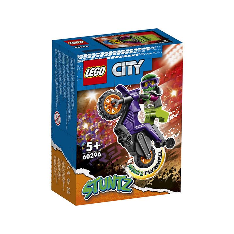 Đồ Chơi LEGO CITY Xe Đua Mô Tô Của Wheelie 60296