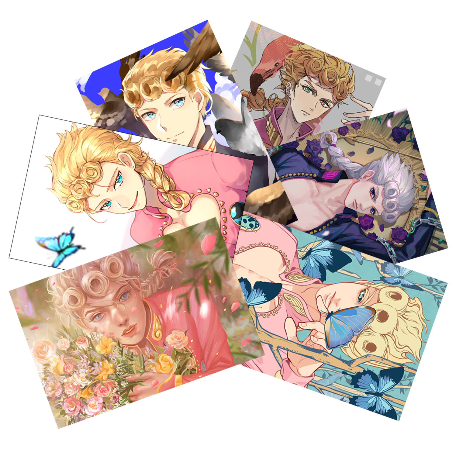SET 10 Tranh Poster JoJo no Kimyou na Bouken A4 21cmx30cm