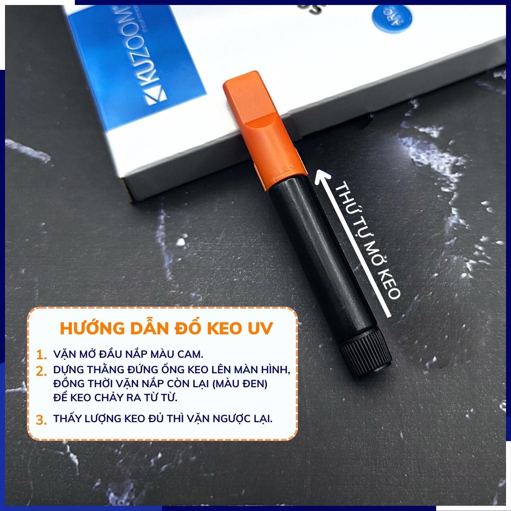 Cường lực pixel 6 pro UV trong suốt keo lỏng kuzoom chống va đập vân tay nhạy phụ kiện huỳnh tân store