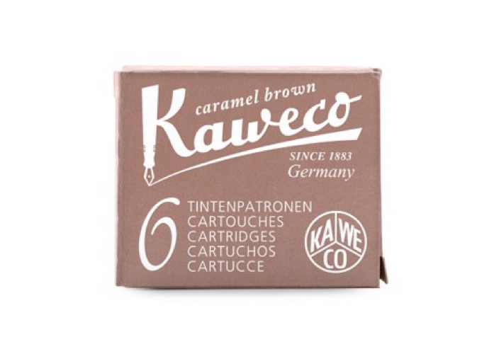 Kaweco vỉ mực 6 ống Brown