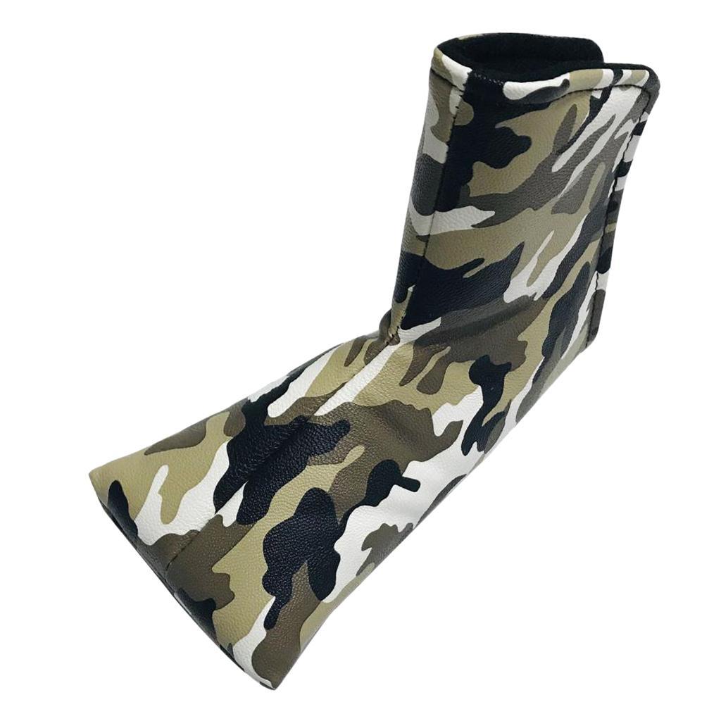 Golf Club Blade Putter Head Cover Closure PU Leather Water- Headcover Club Sleeve