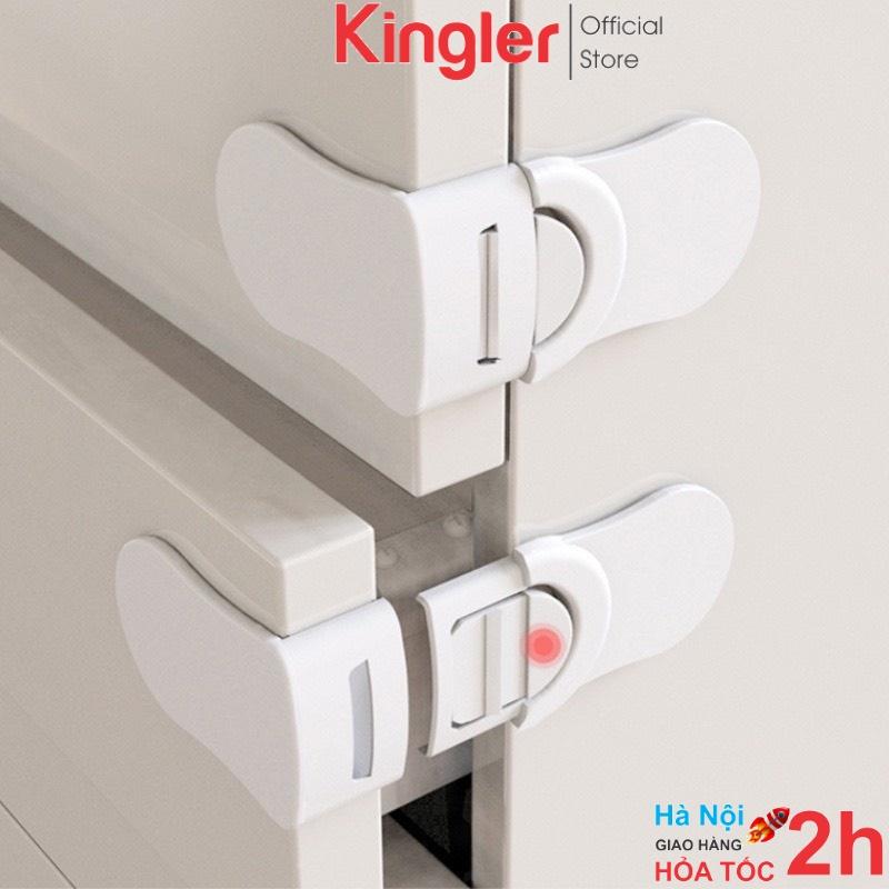 Chốt Khóa Tủ Kéo Hiện Đại, Chốt Khóa Bảo Vệ An Toàn, Chốt Góc Tủ, Khóa Chốt An Toàn, Chốt Khóa Chữ U An Toàn. Kingler 3110