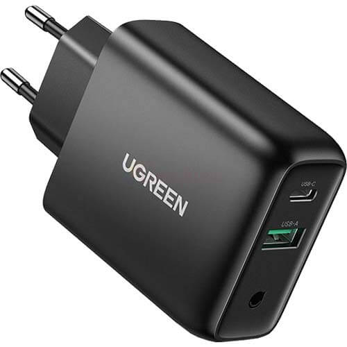 Cốc sạc Ugreen Wall Charger 1USB 1Type-C 36W EU CD170 10217 - Hàng chính hãng