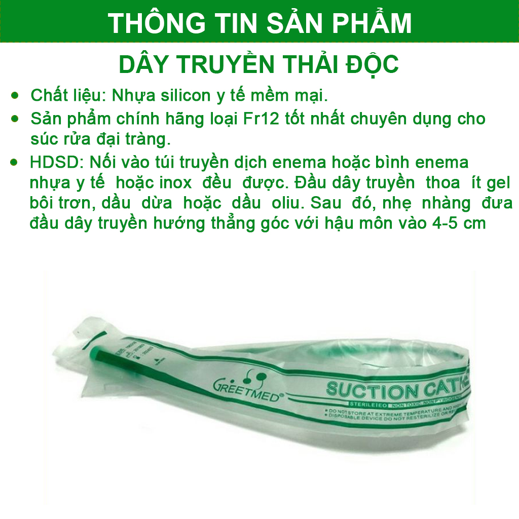 Dụng Cụ Thải Độc Đại Tràng (1 Túi + 1 Dây), Dụng Cụ Thải Độc Cà Phê (Dây Truyền; Túi Truyền Thải Độc; Túi Truyền Enema)