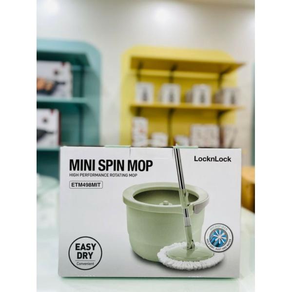 Bộ Cây Lau Nhà Mini Cao Cấp Tiện Lợi Màu Mint Kèm 2 Bông Lau ETM 498MIT ( cam kết hàng chính hãng, y hình)