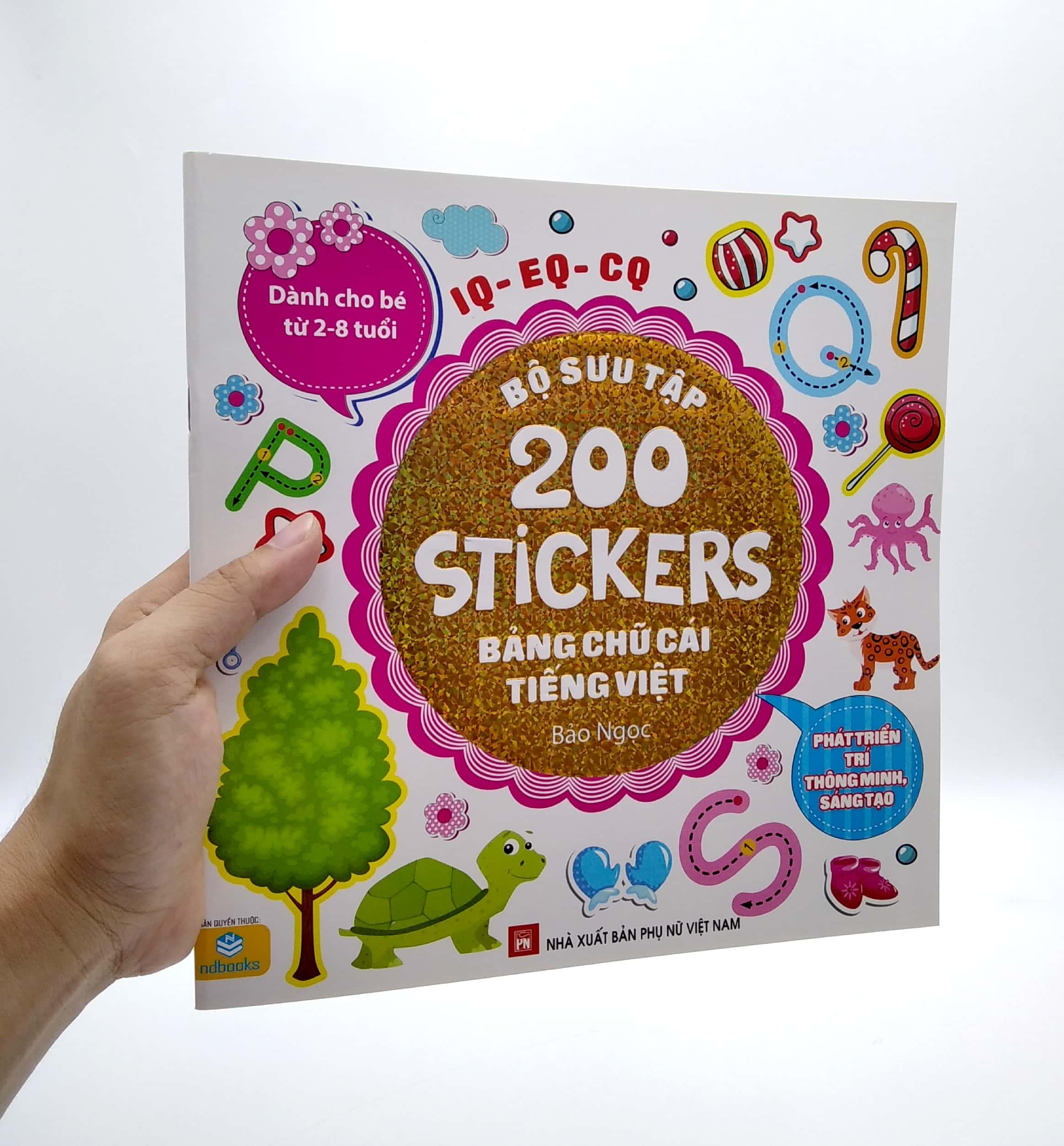 Bộ Sưu Tập 200 Stickers - Bảng Chữ Cái Tiếng Việt