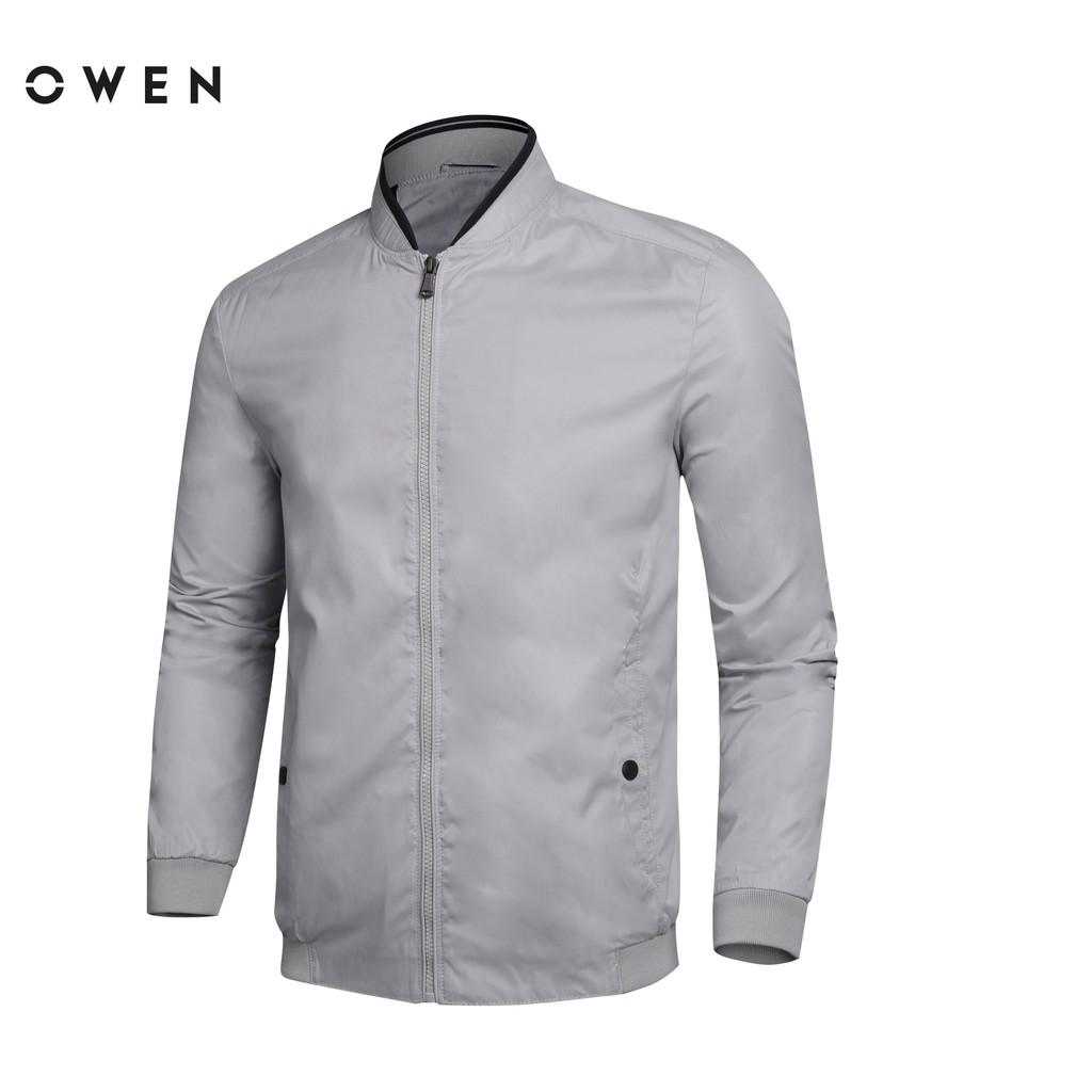 OWEN - Áo khoác nam 2 lớp màu XÁM 90272 - Áo khoác thể thao