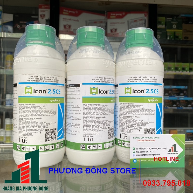 Thuốc diệt muỗi và côn trùng Icon 2.5CS