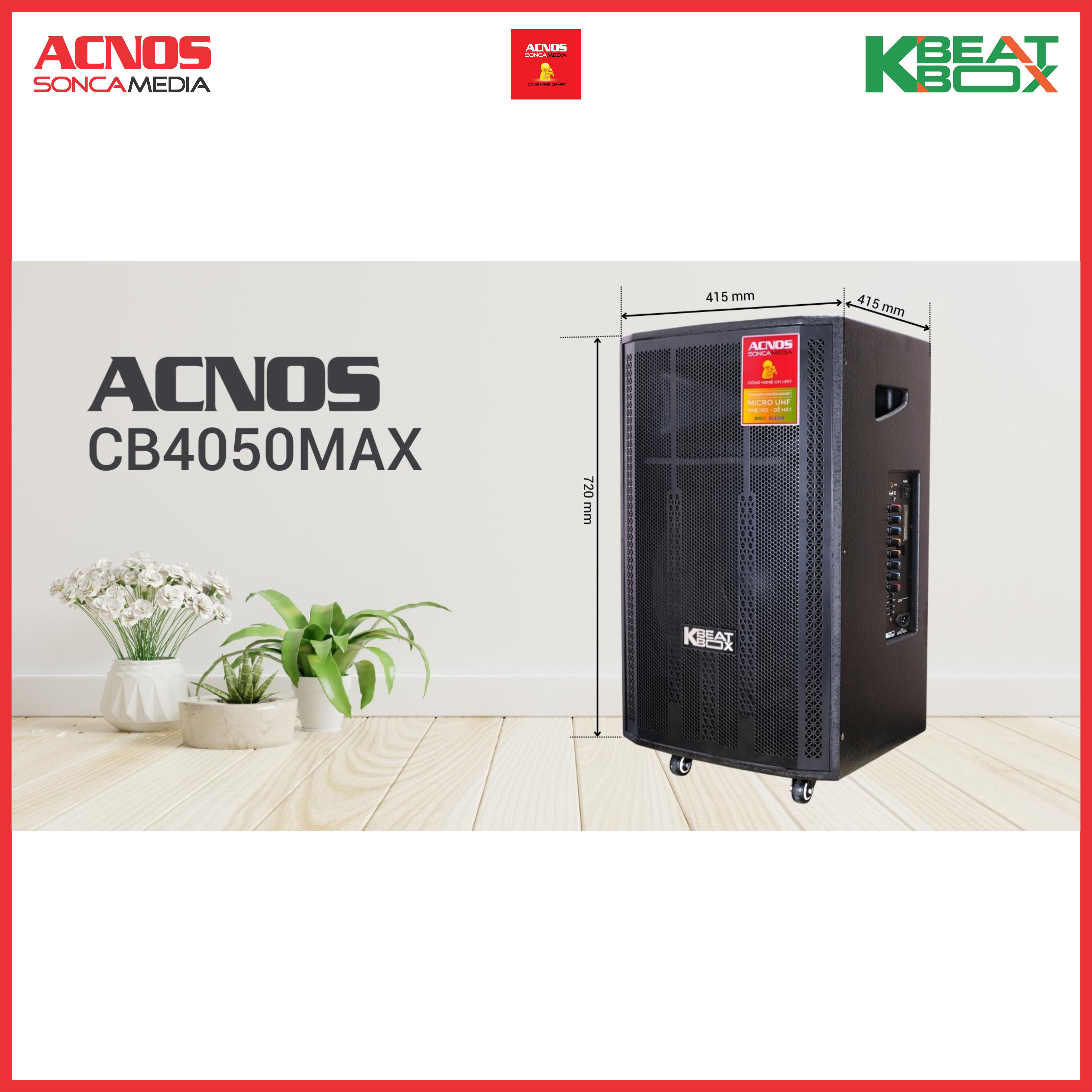 Dàn âm thanh di động ACNOS CB4050MAX