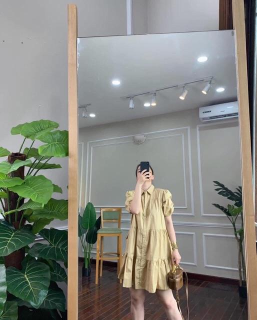 Vây babydoll dáng rộng xếp tầng siu xinh . Váy dáng suông rộng vô cùng mát mẻ