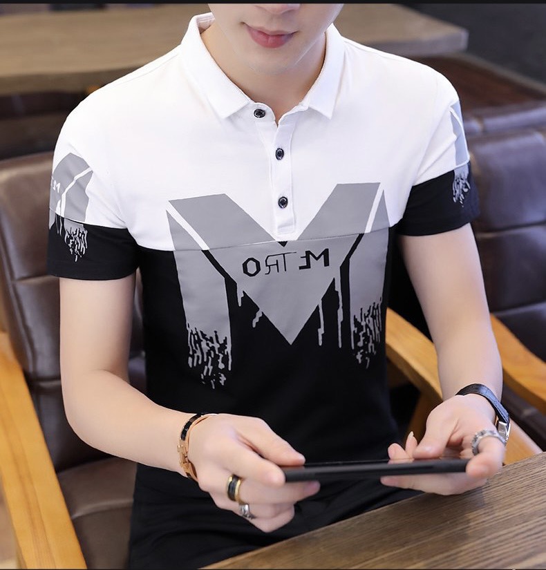 Áo Thun Nam, Áo Polo Nam Có Cổ Côtton Cao Cấp mẫu mới mặc tết 2023 phối sọc cực đẹp 3 màu sang trọng lịch lãm