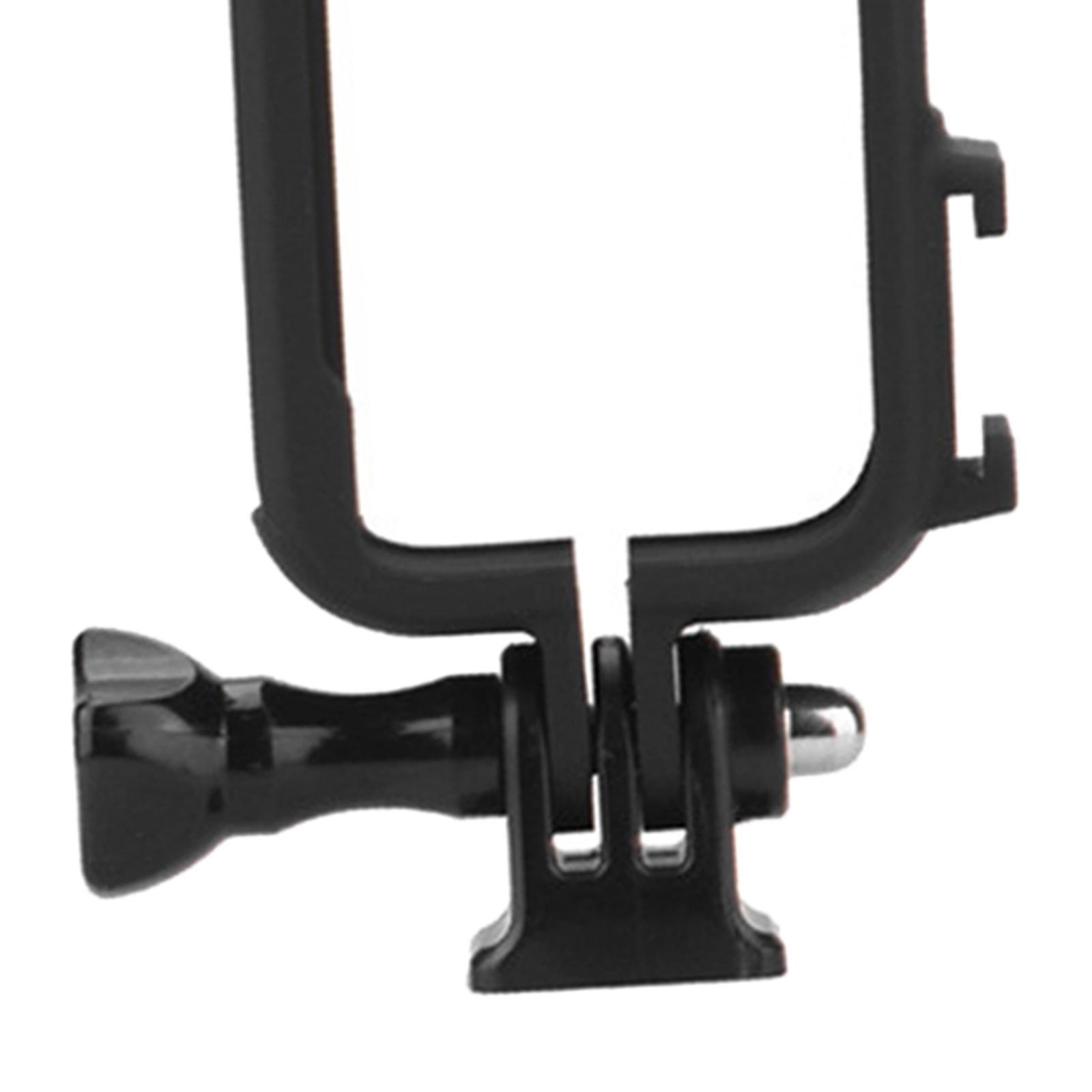 Durable Action Camera Protection Frame Housing Case with 1/4 Adapter Mount Drop Resistant Sports Camera Cage for One x3 Replacement