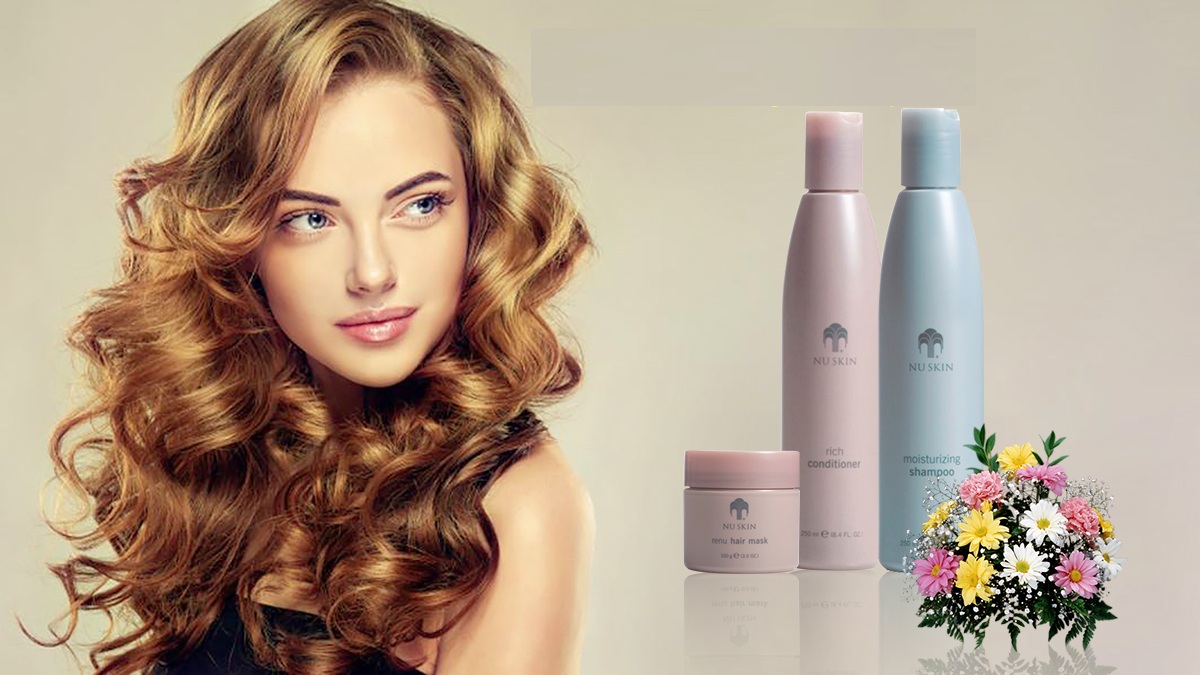 Combo Chăm Sóc Toàn Diện Cho Tóc NuSkin: Dầu Gội Moisturizing Shampoo + Dầu Xả Rich Conditioner + Ủ Tóc Renu Hair Mask