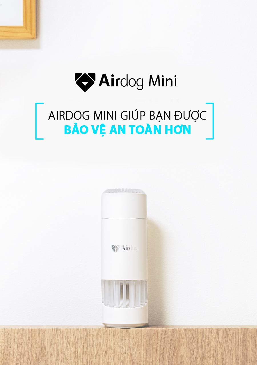 Máy lọc không khí Airdog mini (AirCap) CZ-20T - Hàng nhập khẩu