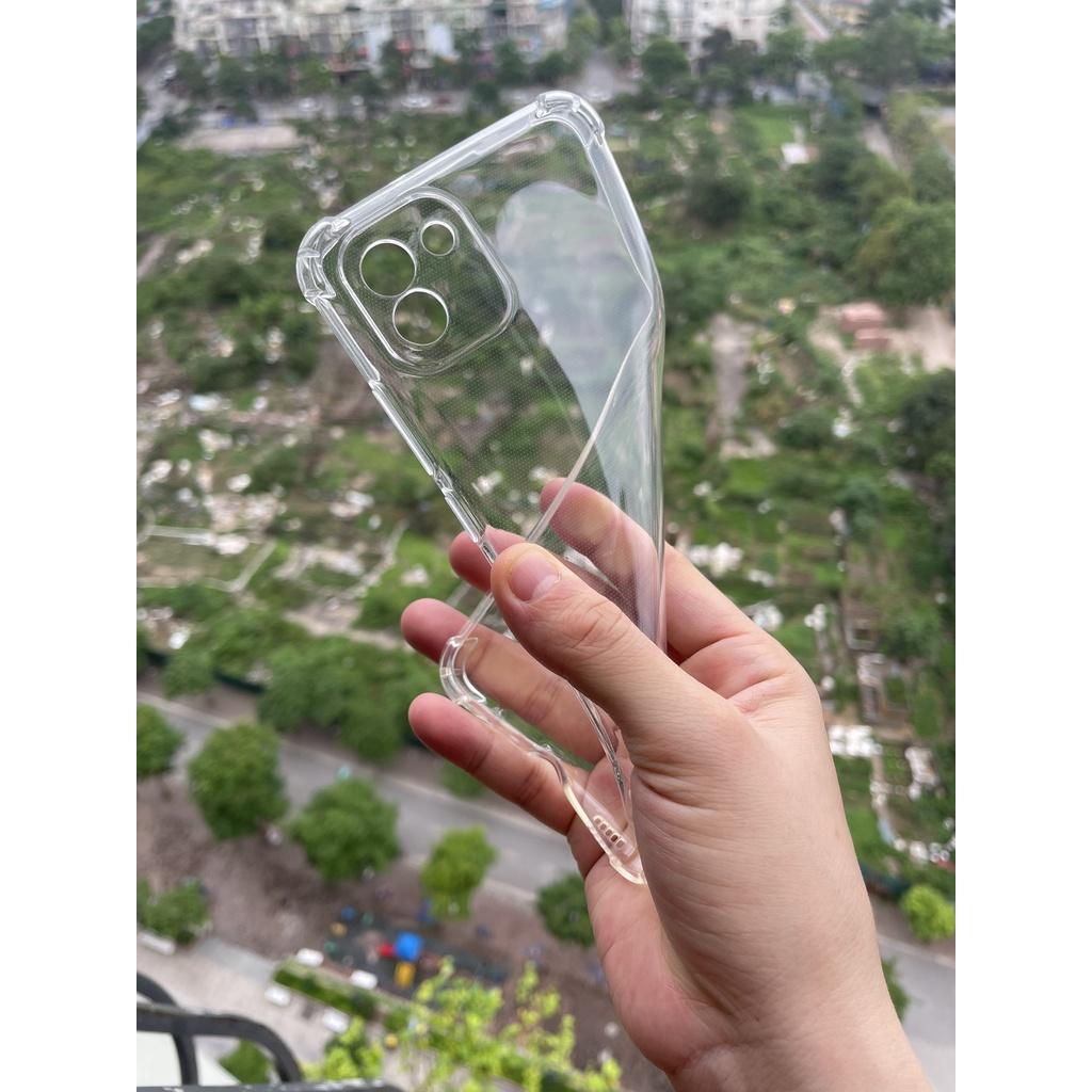 Ốp Lưng cho Samsung Galaxy A03 Dẻo Trong Suốt Chống Sốc Bảo Vệ 4 Góc, khoét từng mắt camera