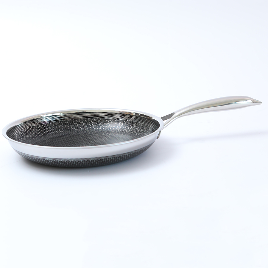 [Hàng chính hãng] Chảo chiên inox iMat Hybrid Blackcube 26cm, Phủ chống dính Ceramic đen