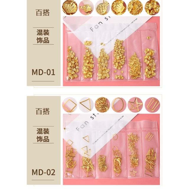 Dán kim loại gói mix