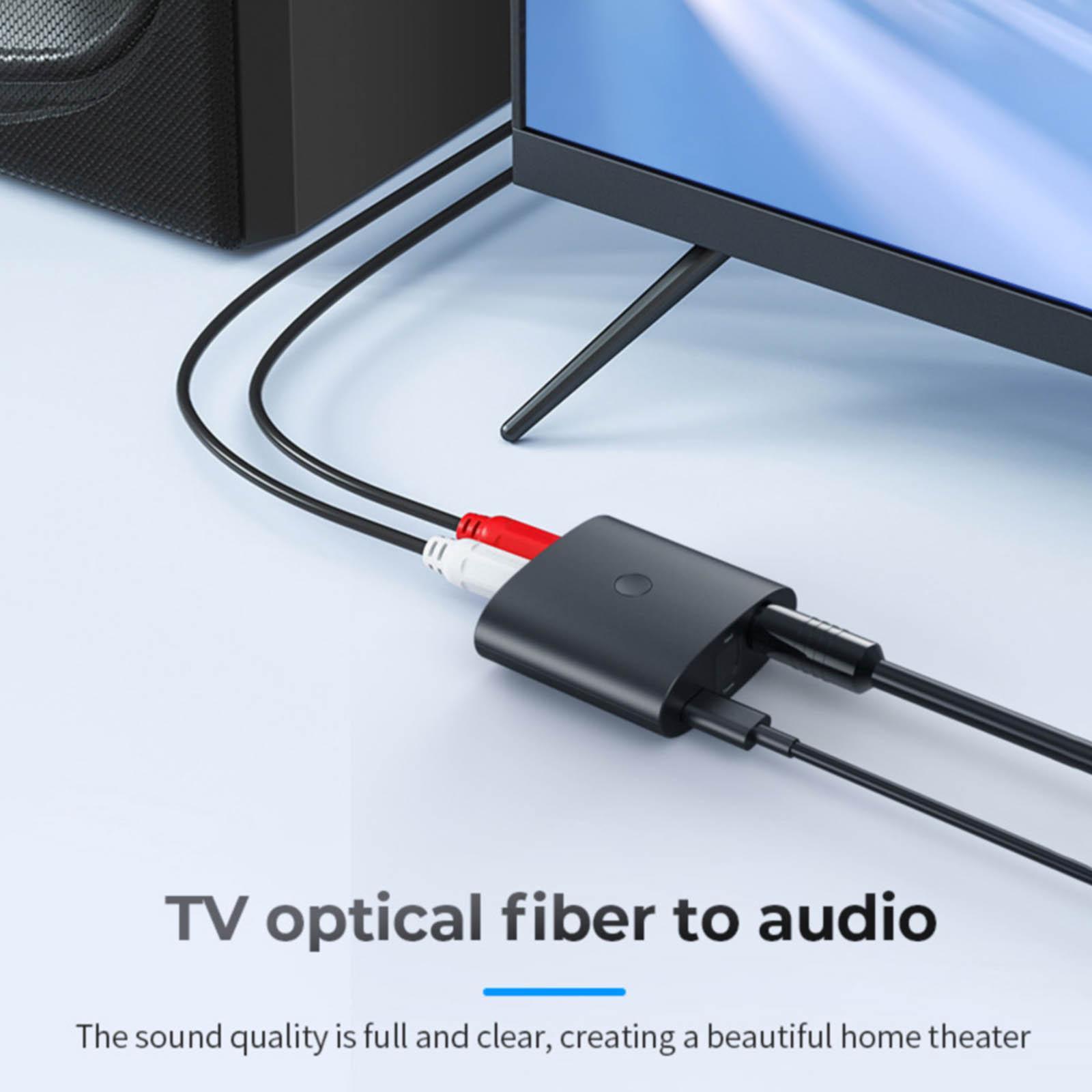 Bluetooth 5.1 Receiver Digital to Analog Audio Adapter Light Weight