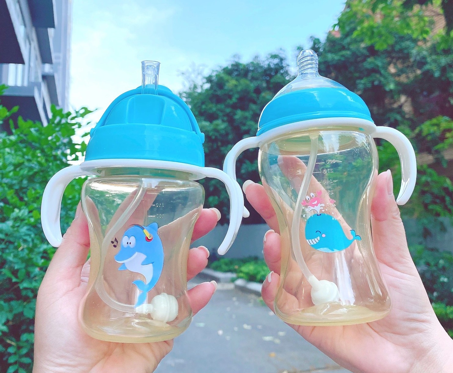 Bình Sữa Loluli PP Cổ Rộng Chống Sặc Cho Bé Chính Hãng - 300ml
