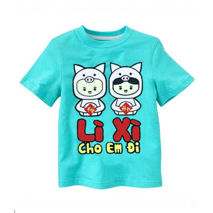 Áo thun trẻ em LÌ XÌ CHO EM ĐI siêu cute | Áo bé trai | bé gái TẾT