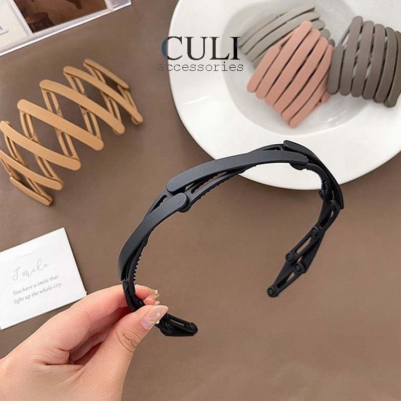 Cài tóc gấp gọn, băng đô cài tóc gấp gọn bỏ túi siêu tiện lợi, phong cách Hàn Quốc xinh xắn - Culi accessories