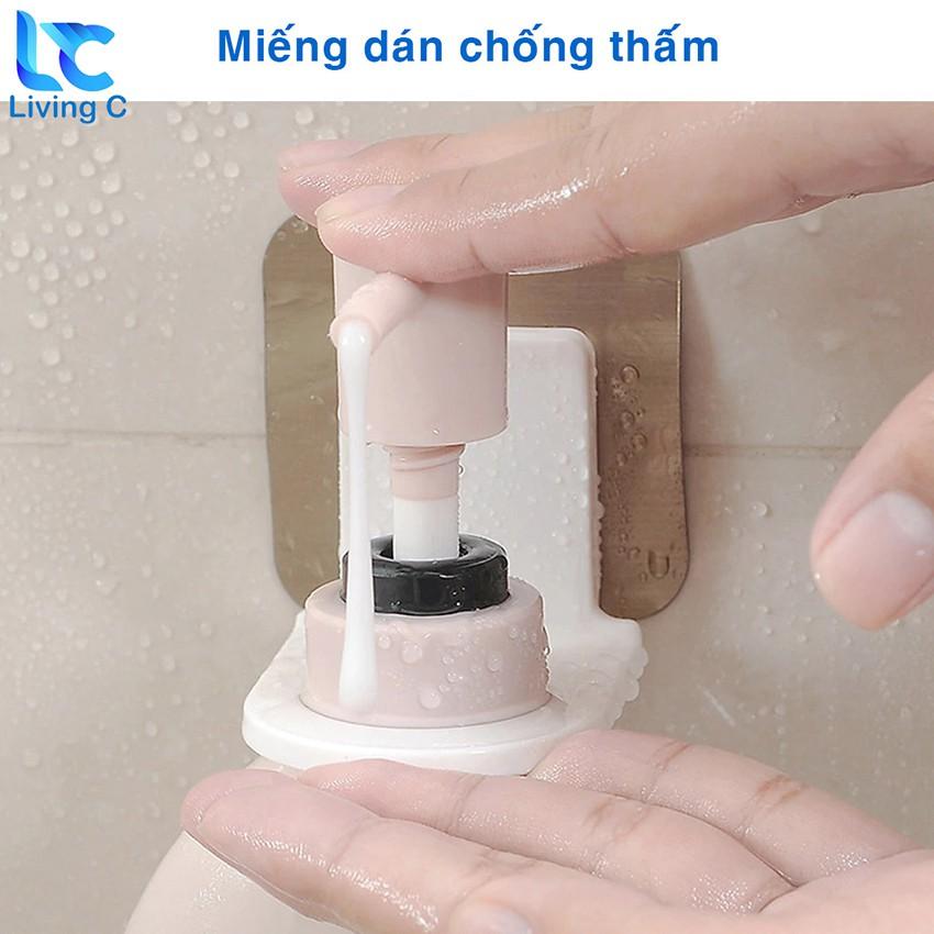 Móc Treo Dầu Gội Đầu, Móc Treo Chai Sữa Tắm Dán Tường Chịu Lực Cực Chắc