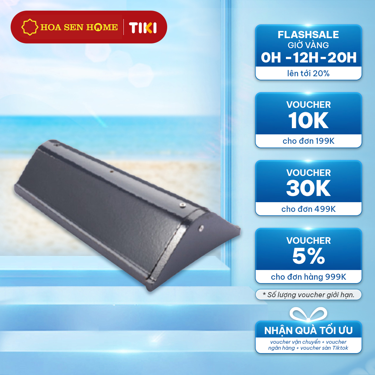 Ngói cuối rìa tráng men cao cấp CASA PRO, chống thấm, chống rêu mốc - Hoa Sen Home - Hàng chính hãng