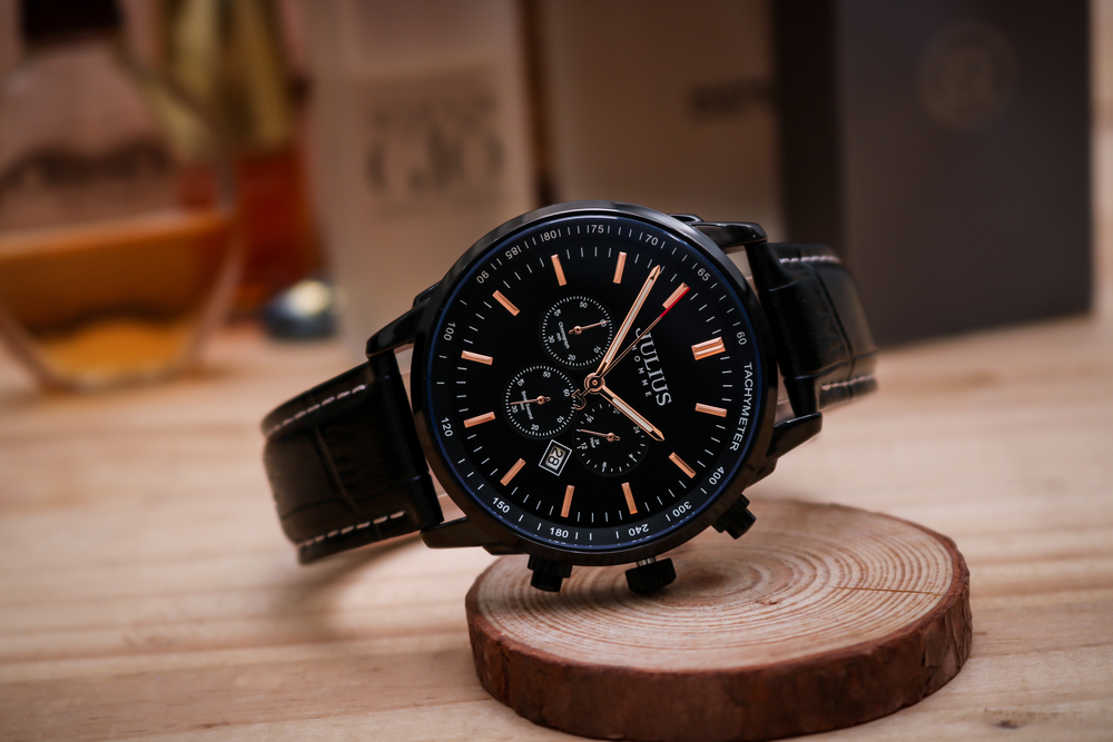 Đồng Hồ Nam JAH-133 chronograph Julius Hàn Quốc