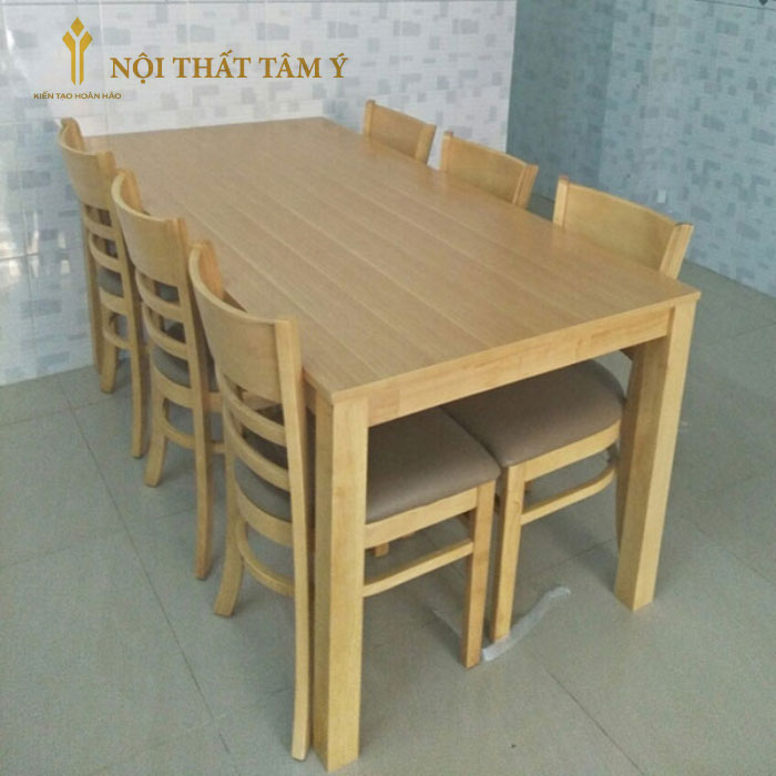 Bộ bàn Cabin 1m6 và 6 ghế