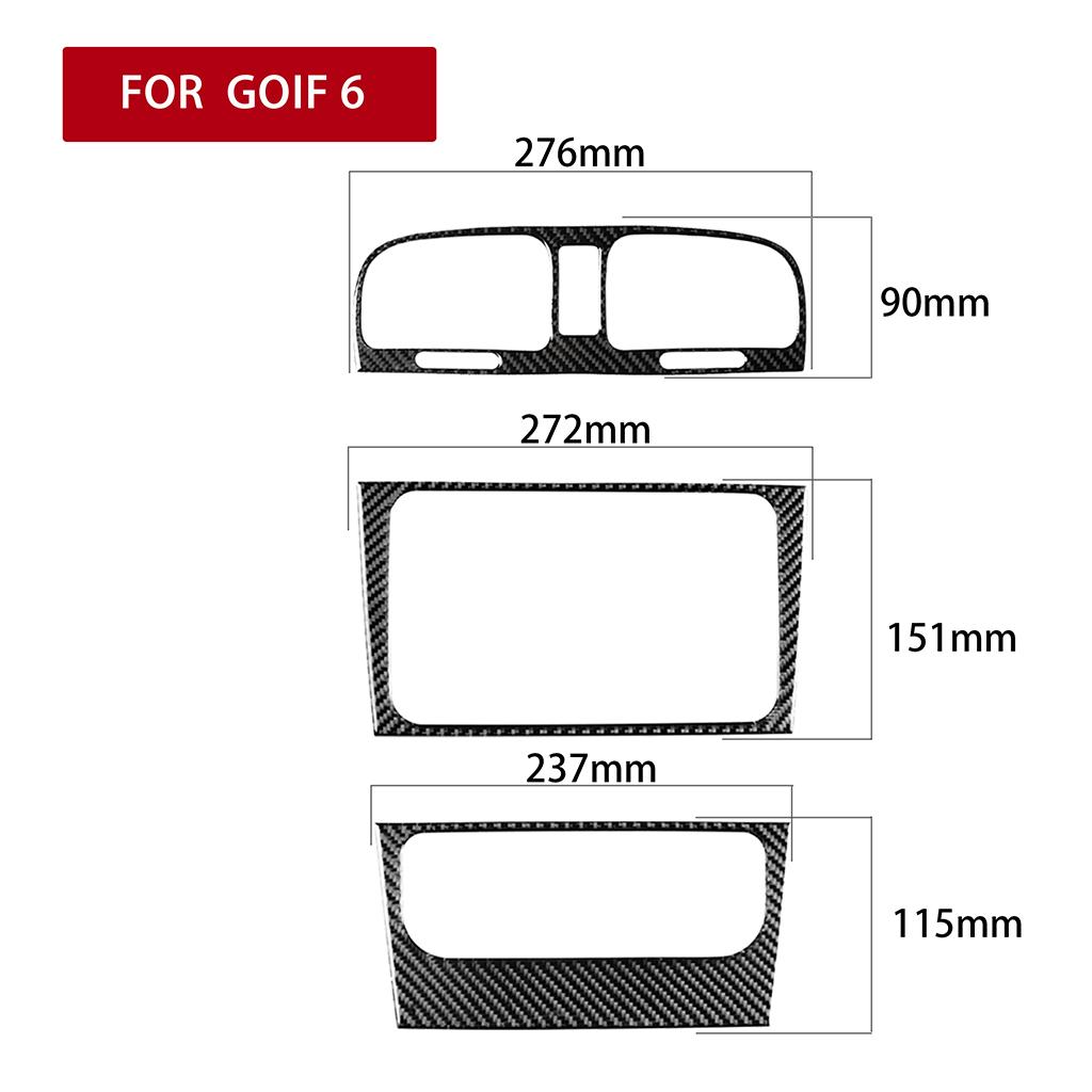 Console Air Outlet CD Panel Trim for  VW Golf 6 MK6 GTI 2008-2012
