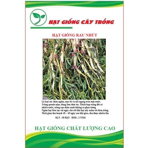 Hạt Giống Rau Nhút - Rau Rút Dút CT61 - Gói 50 hạt