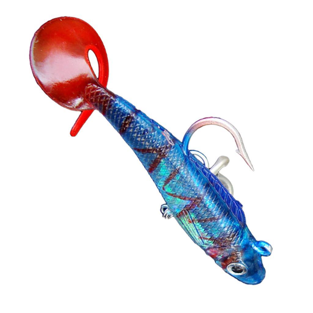 Soft Plastic Popper Fishing Baits Lures and Life-like Cicada Floating Lures
