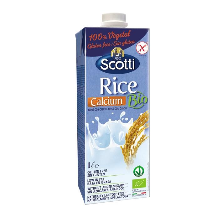 Sữa Gạo Hữu Cơ Giàu Canxi Riso Scotti - BIO Calcium Rice Drink - Hộp 1L