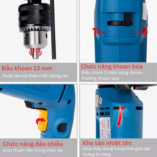 Máy khoan Dongcheng DJZ02-13