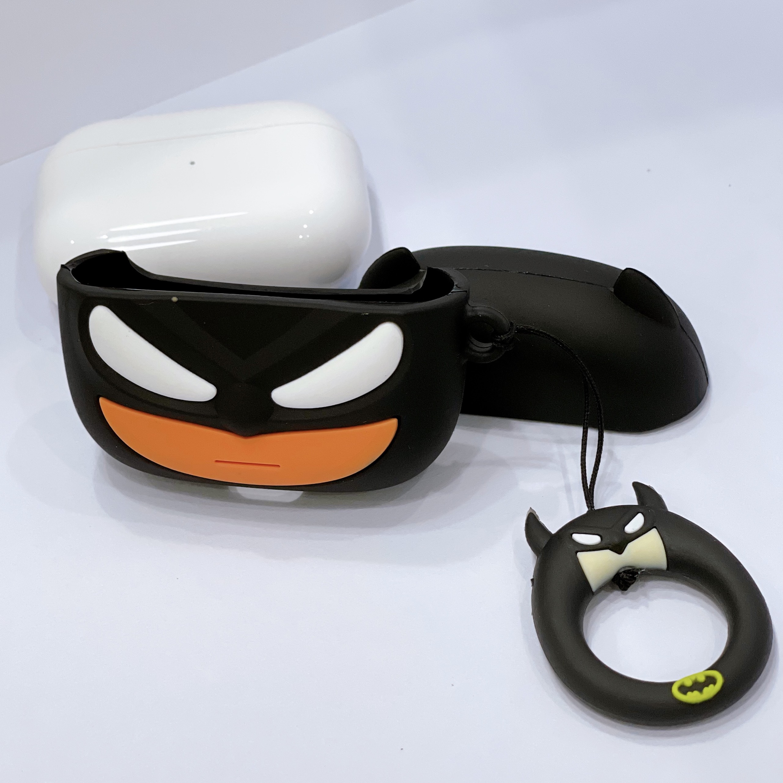 Case Ốp Silicon Dành Cho Tai Nghe Apple Airpods Pro - Batman - Chống Sốc, Chống Trầy