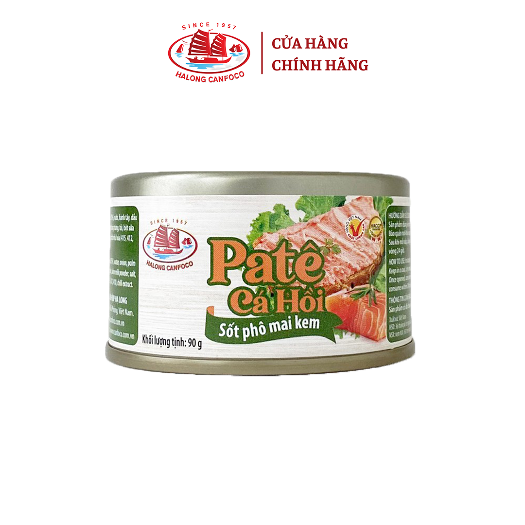 Pate cá hồi sốt phô mai kem Hạ Long - 90g