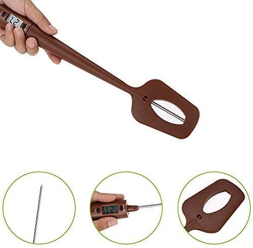 Nhiệt kế kỹ thuật số, nhiệt kế nhà bếp kỹ thuật số nấu ăn với thìa